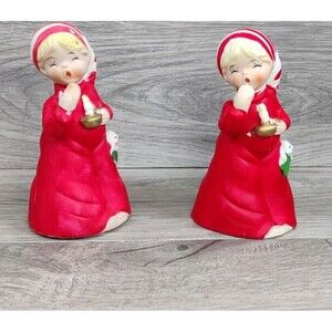Lot 2 VTG 1978 Jasco Merri Bell's Sleepy Child approx Ht. 4 1/2'